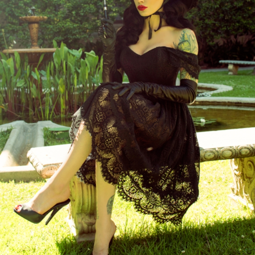 La Femme en Noir Southern Gothic Skirt